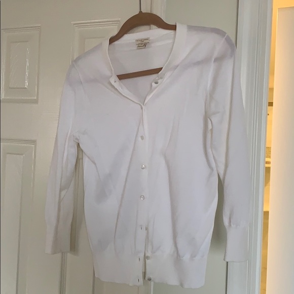 J. Crew Sweaters - White cardigan - J Crew. Size M